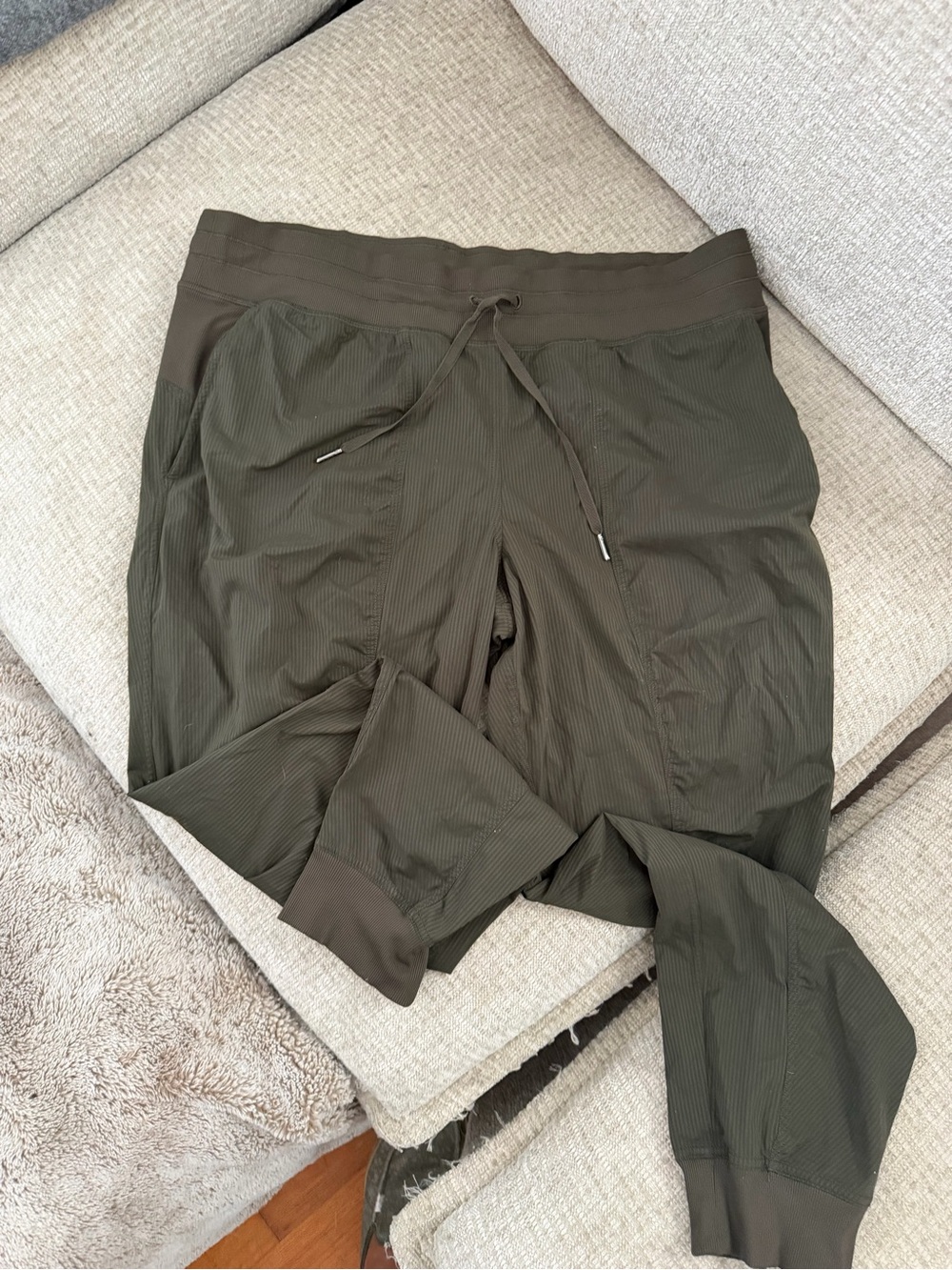 Lululemon Olive Green Track Joggers